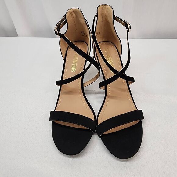 Dream Pairs Size 9.5 Women's Dolce Fashion Stilettos Open Toe Pump Heel Sandals - Picture 6 of 10